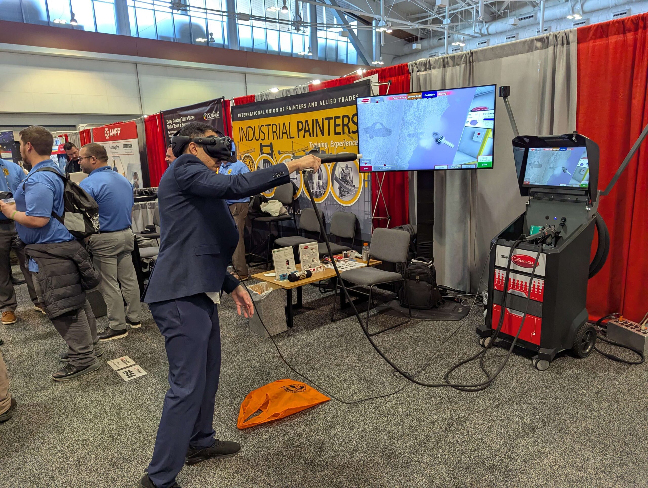 VRSim Joins IUPAT at AMPP 2025 in Nashville to Demonstrate SimSpray