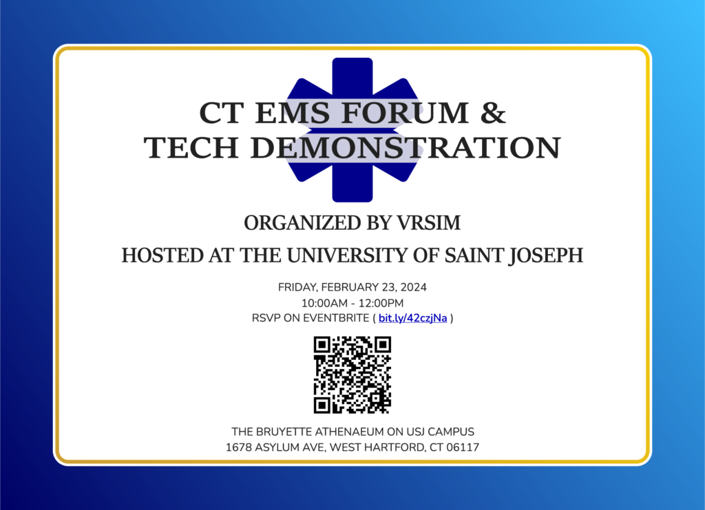 CT EMS Forum and Tech Demonstration organized by VRSim